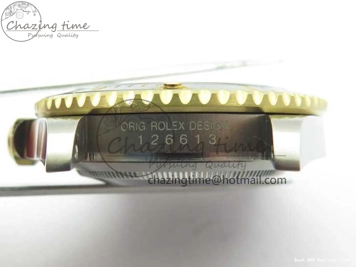 AAA Replica Watches HighQuality Edition Bracelet YG YG 2574 on Best Dial 41mm LB Blue SS Maker SS BP 126613 Submariner 0106